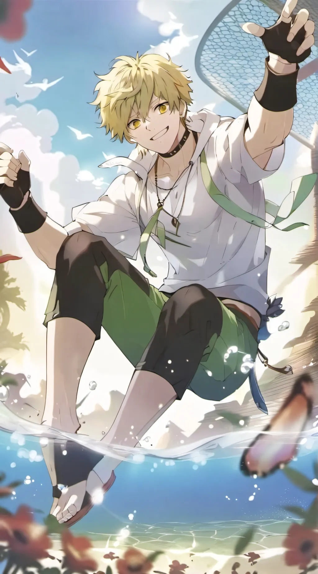 ai character: bakugo background