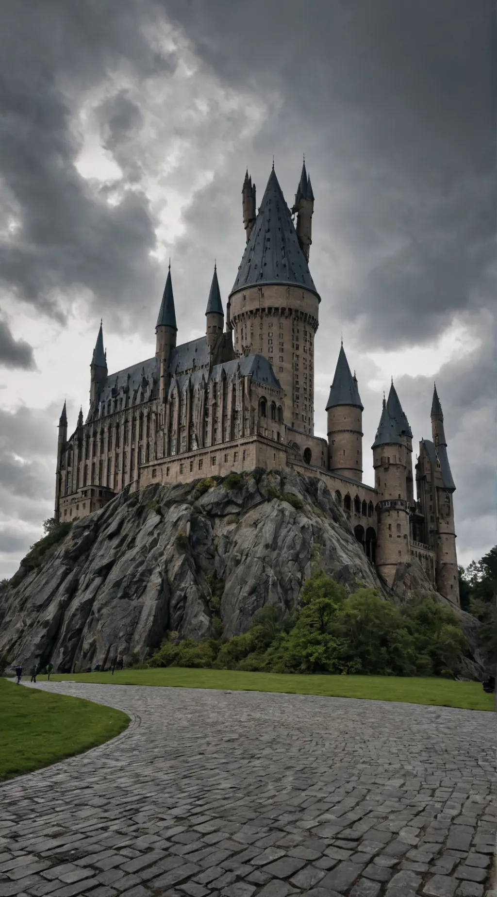 ai character: Hogwarts😓 background