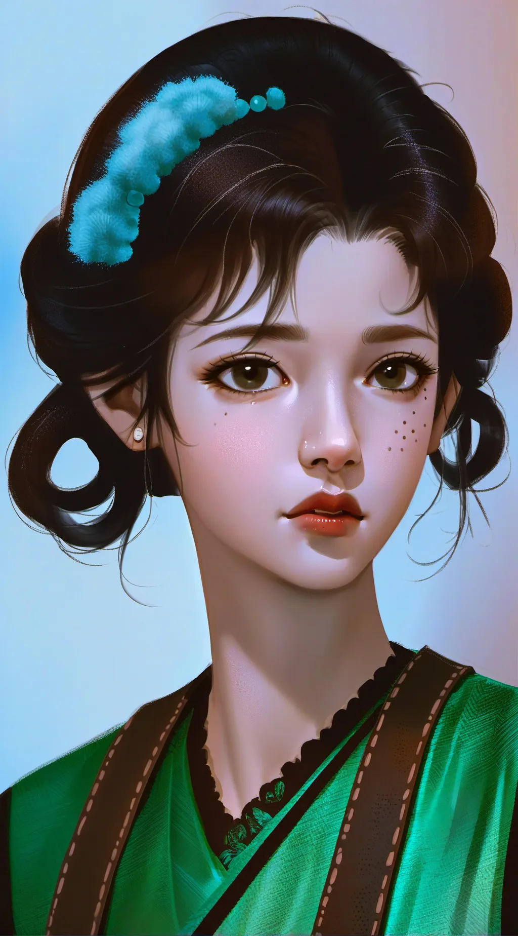 ai character: Geraldina hogwarts background