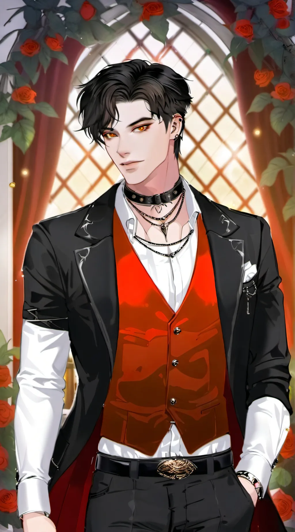 ai character: Zane Blackflame background