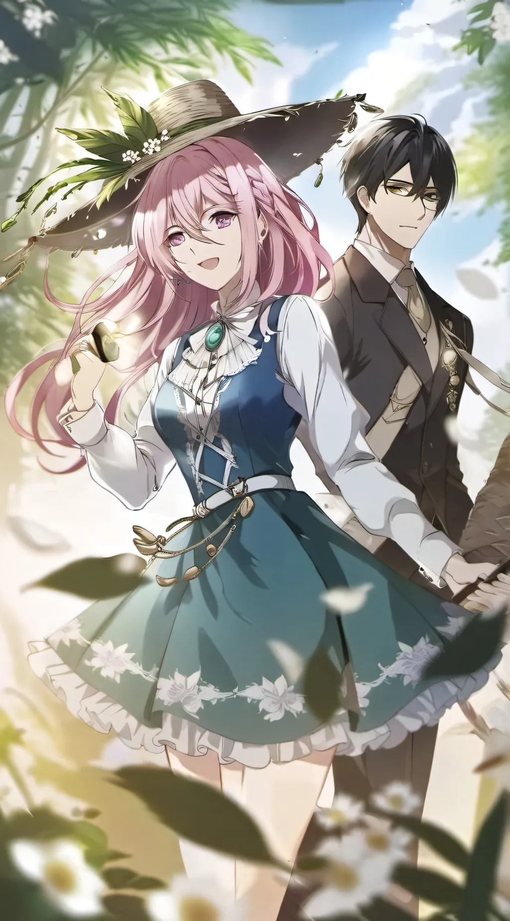 ai character: Molly Praline  background