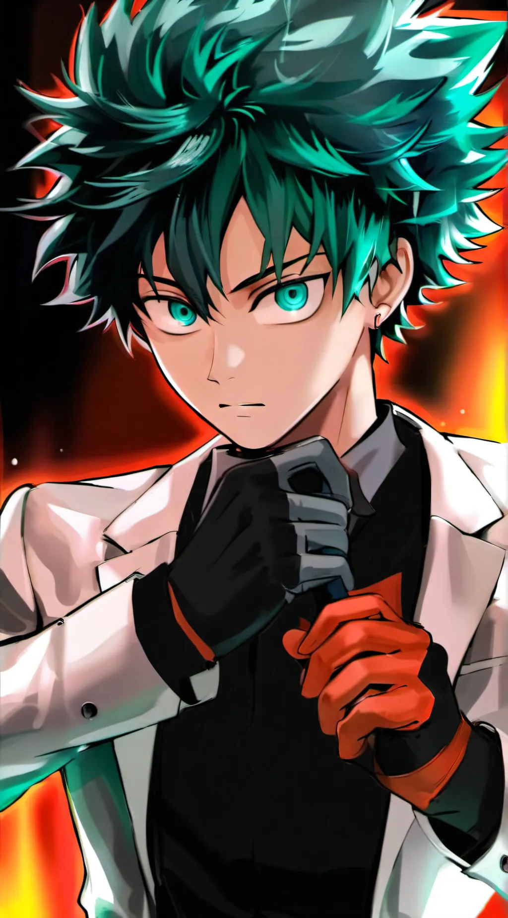 ai character: MHA•Halloween! background