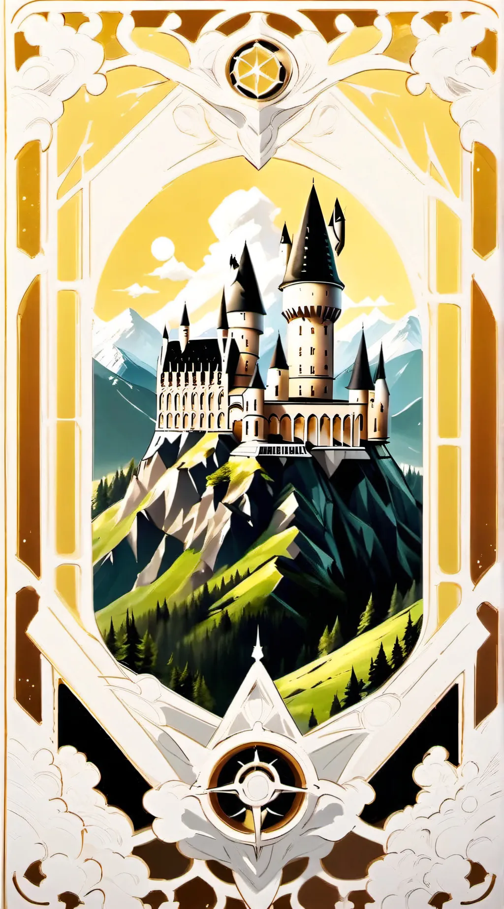 ai character: Hogwarts?  background