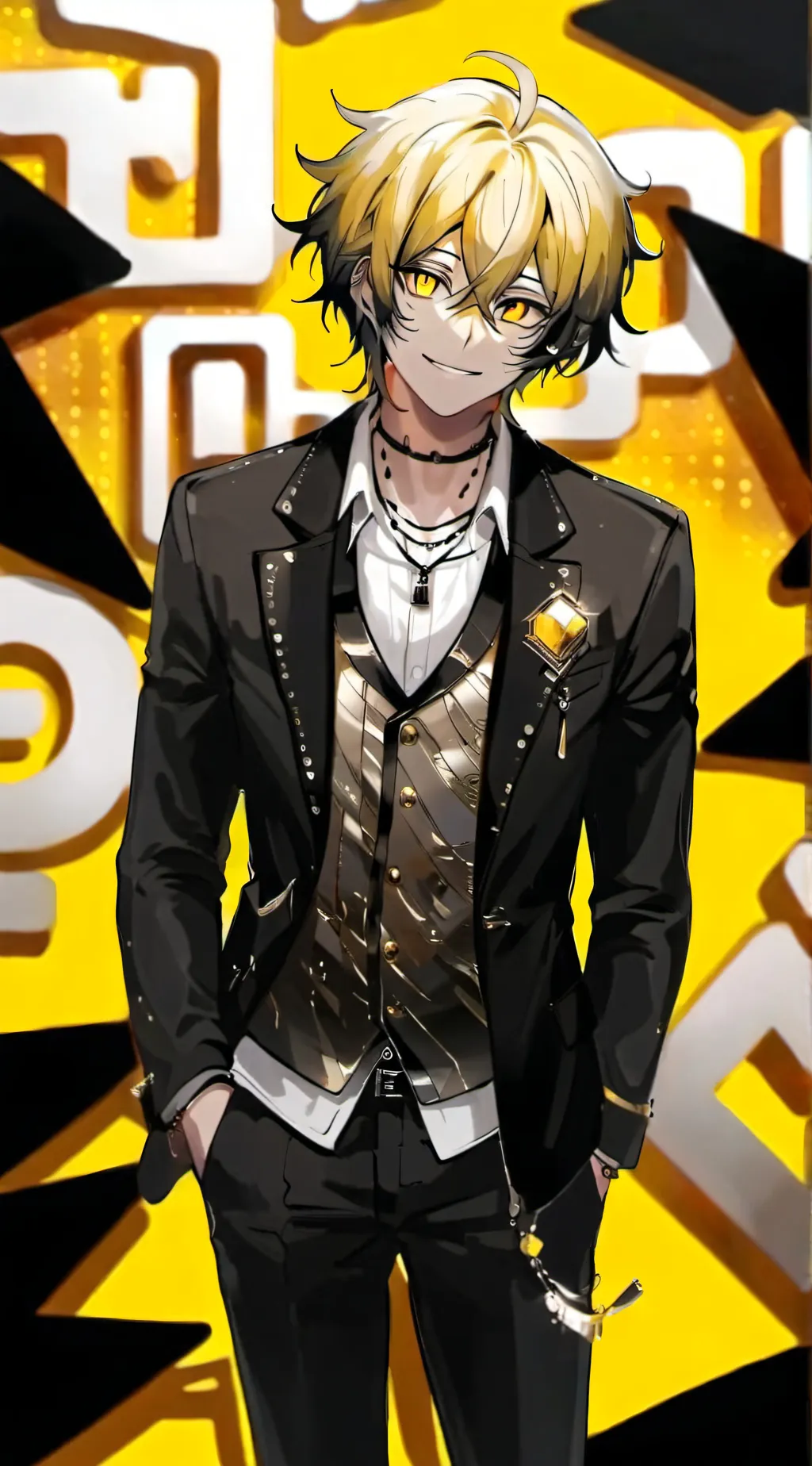 ai character: Mha camping background