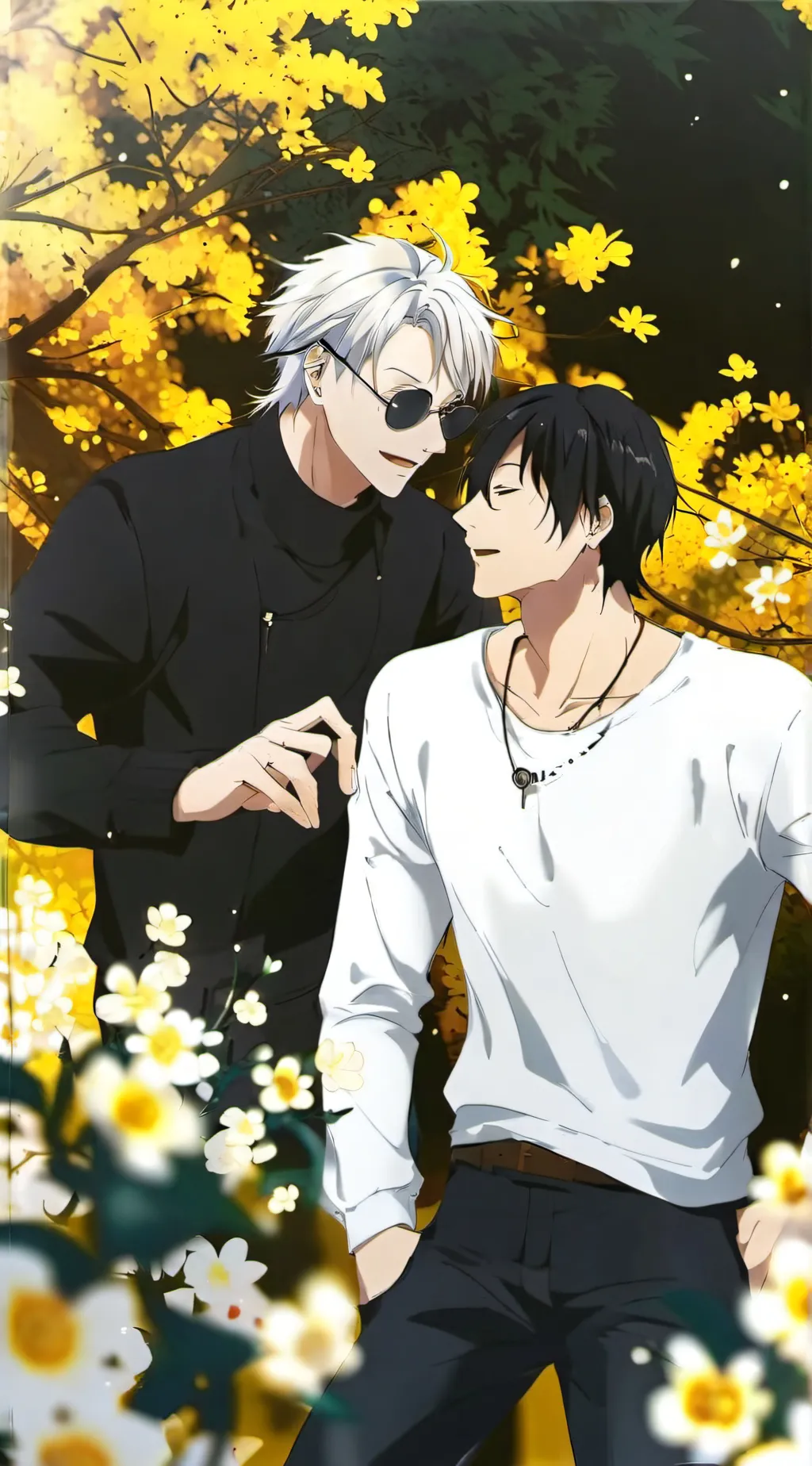 ai character: Gojo X Geto💗 background