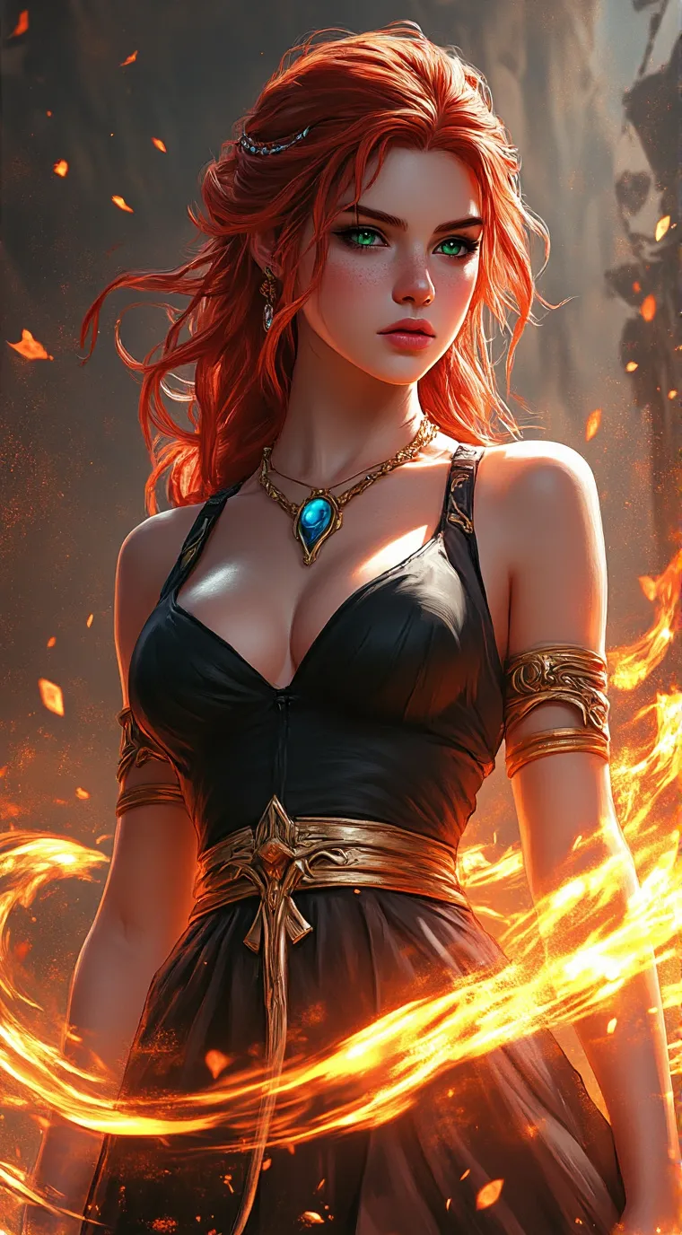 ai character: flair background
