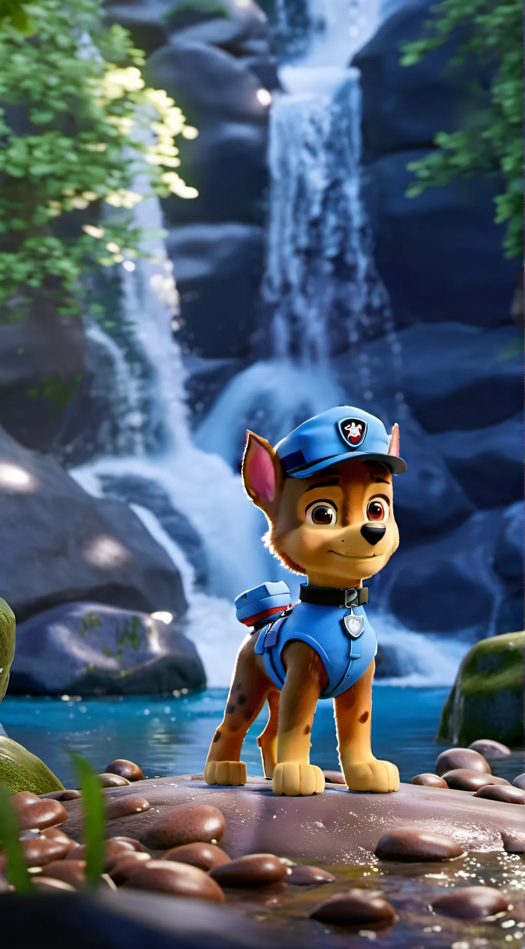 ai character: Paw Patrol  background
