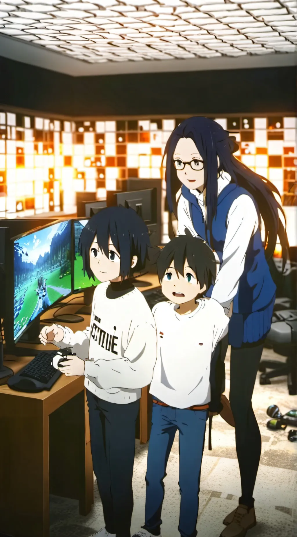 ai character: your moms freind background