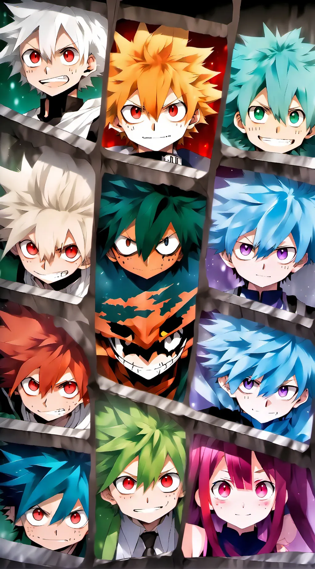 ai character: anger meter   MHA background