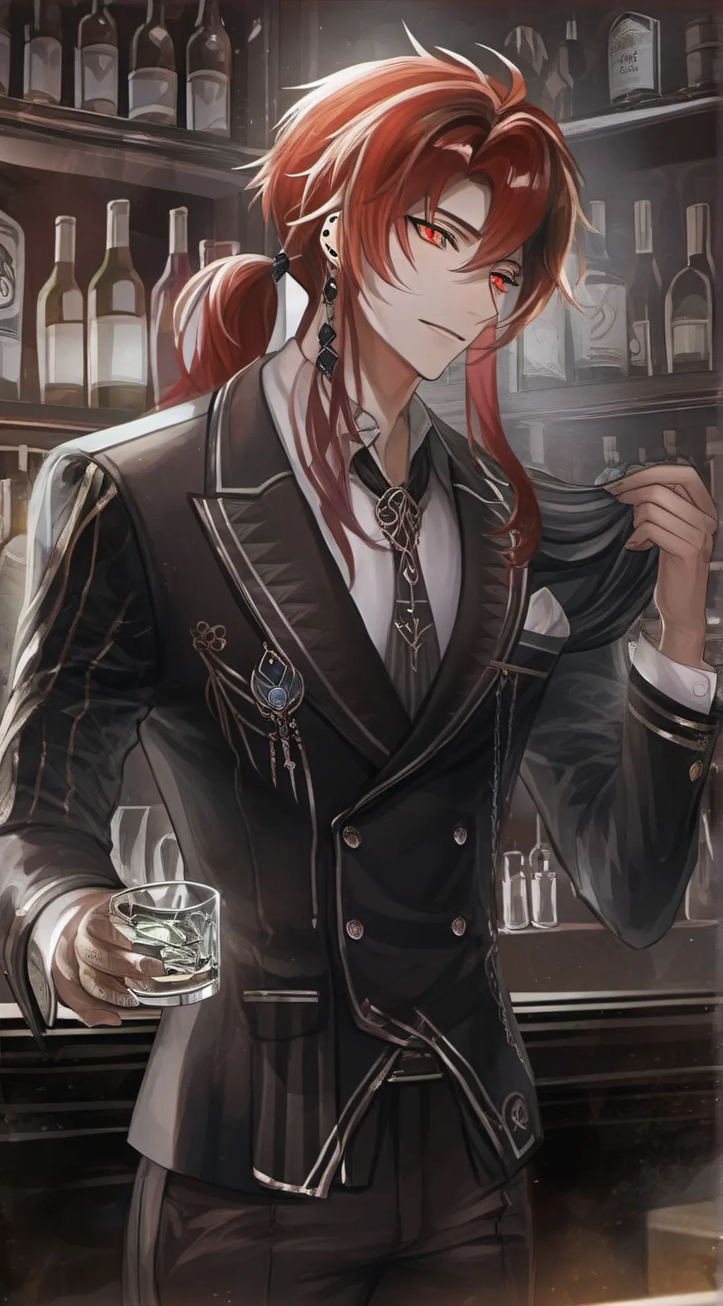 ai character: Diluc Ragnvindr background