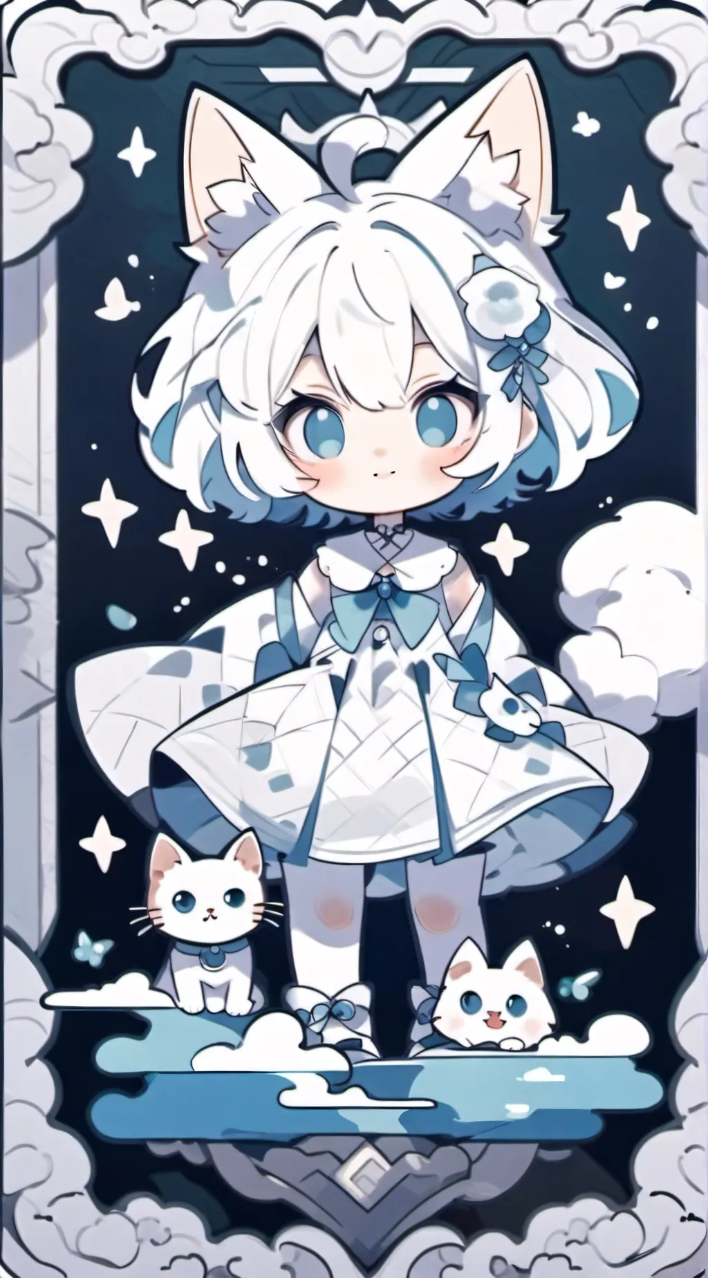 ai character: family Best  background