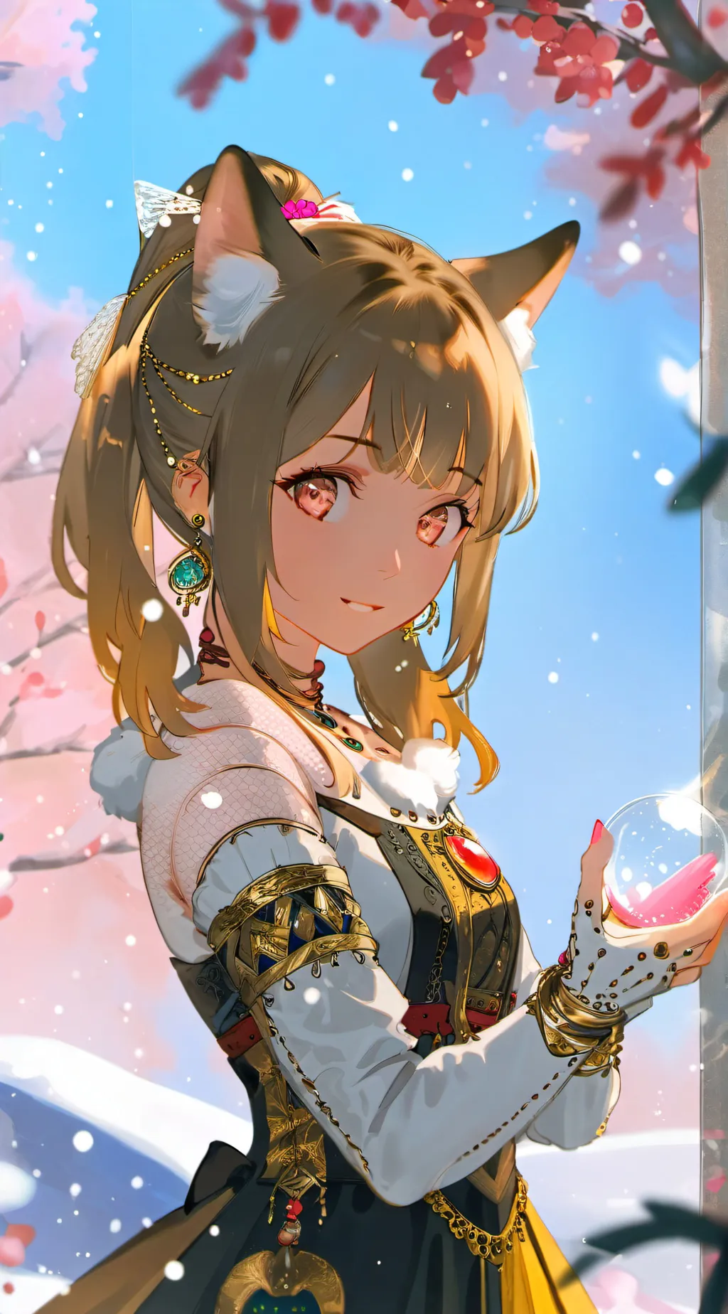 ai character: Emma the Arctic Sp background
