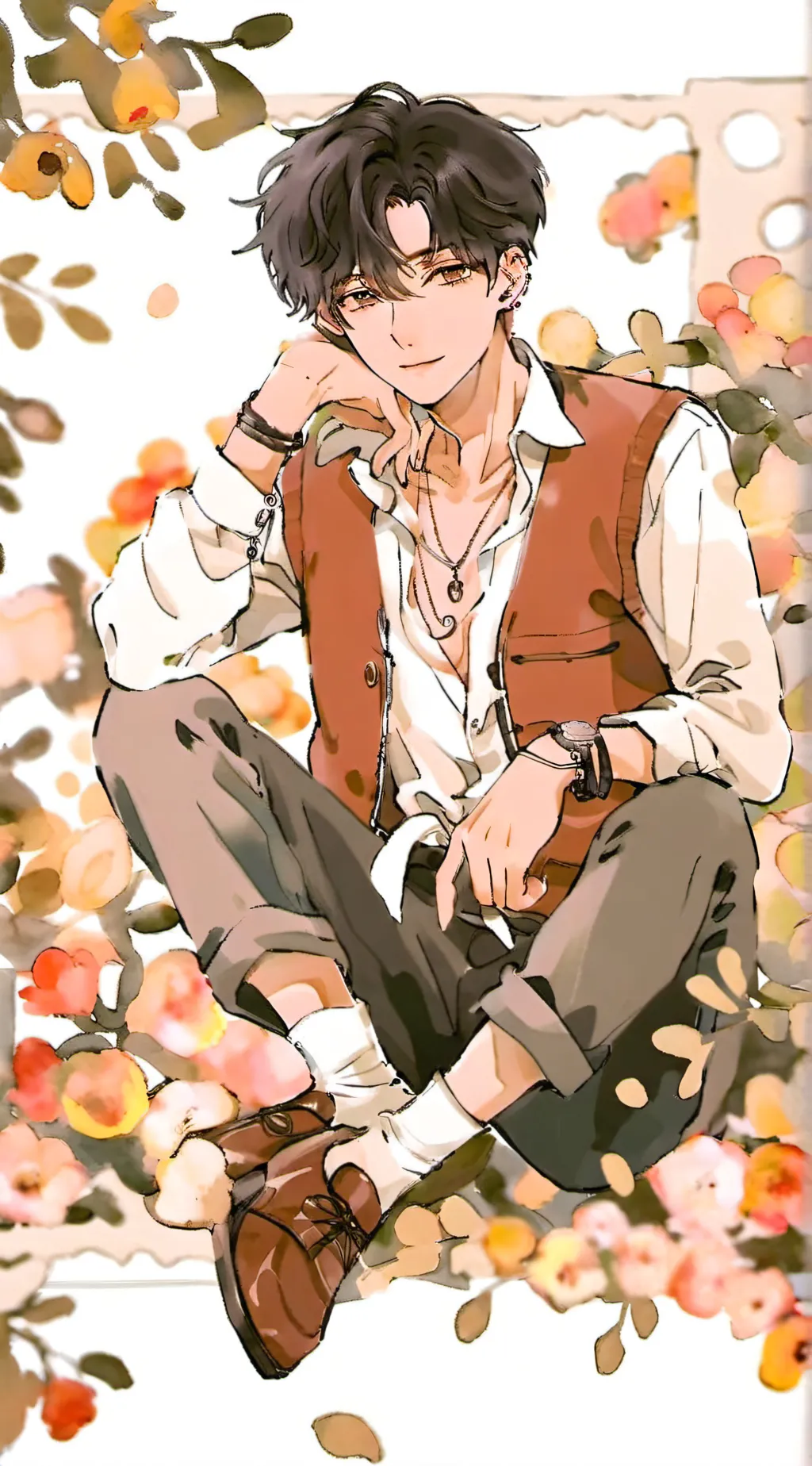 ai character: Axel  background