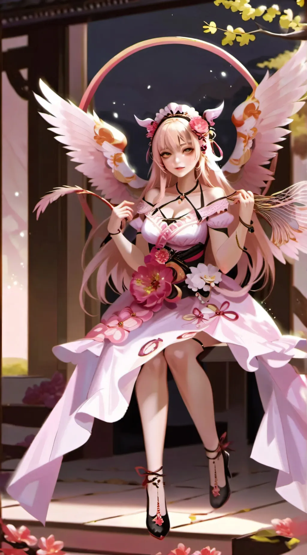 ai character: pendek __Putri background