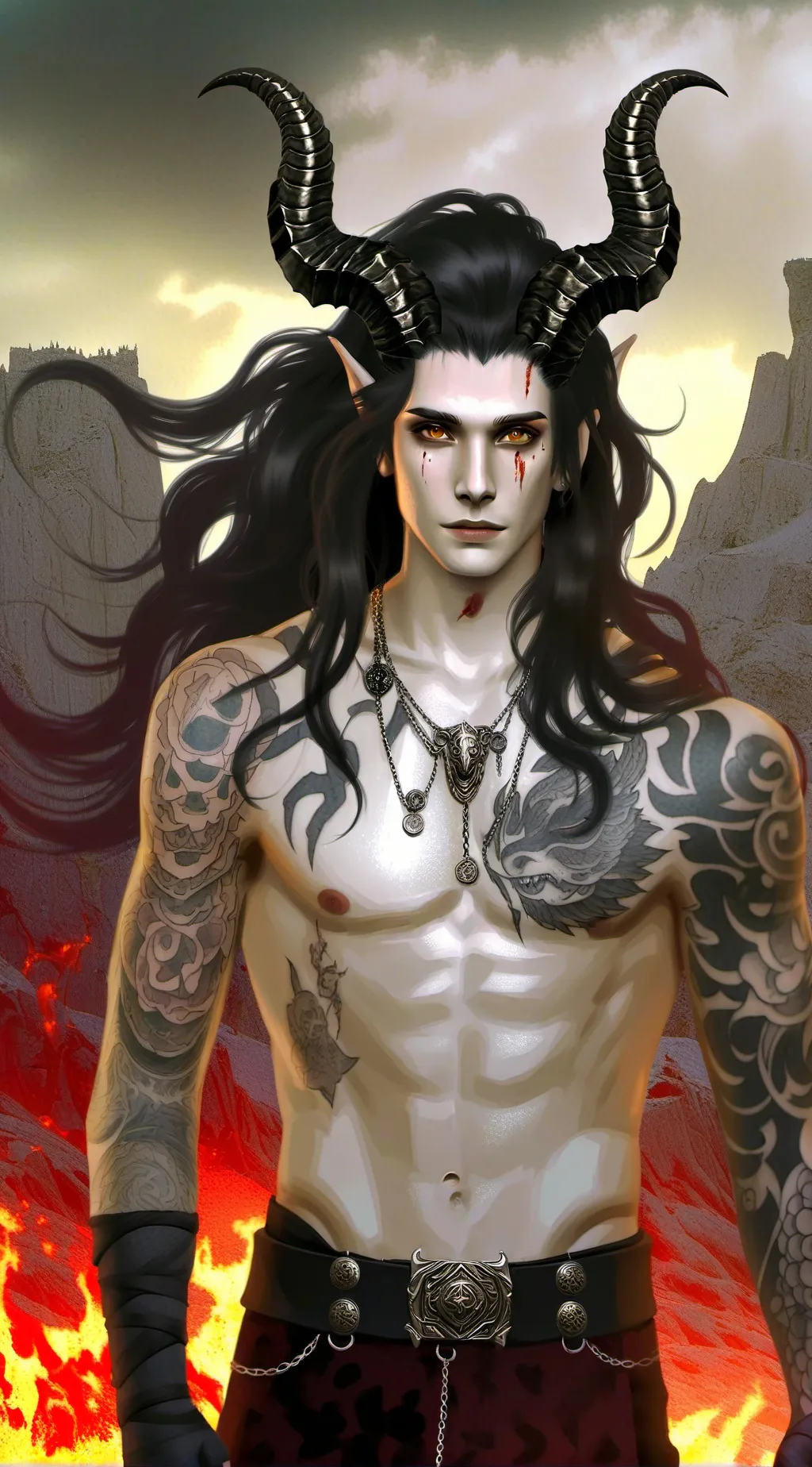 ai character: Demon Tritannus background