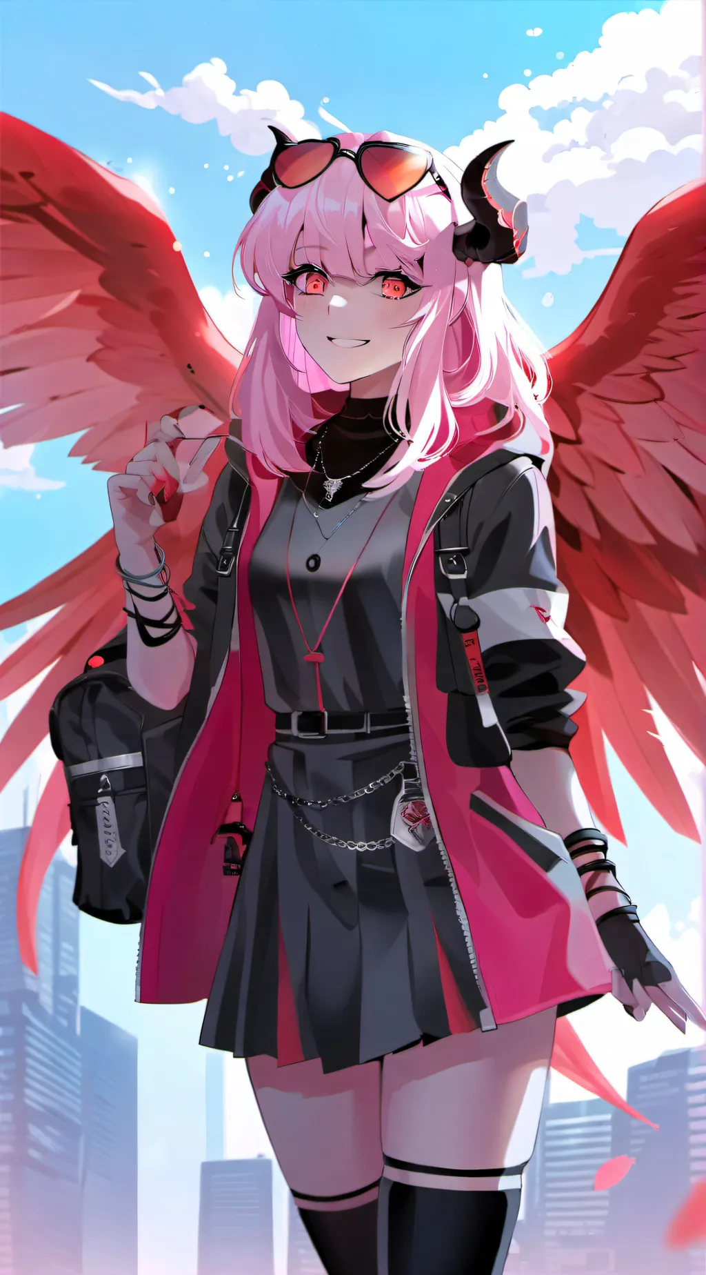 ai character: Demon Bianca background