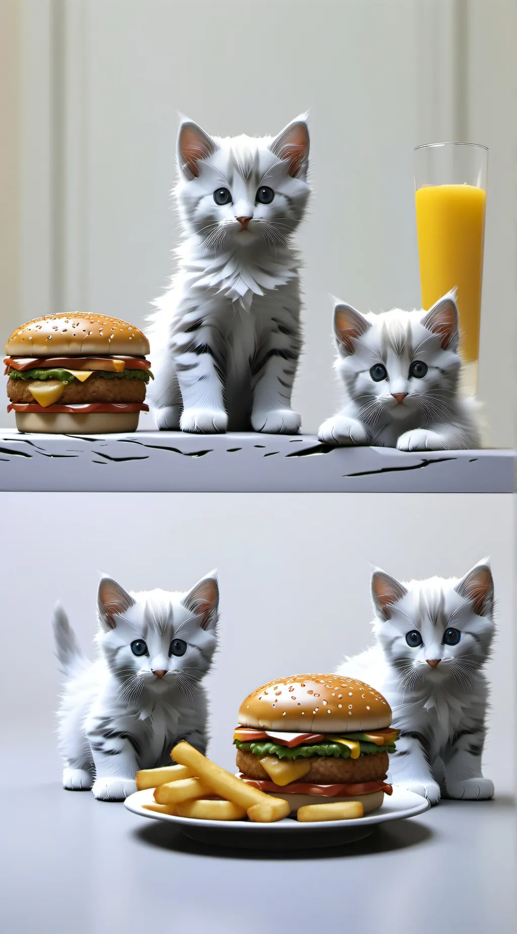 ai character: Kittens background