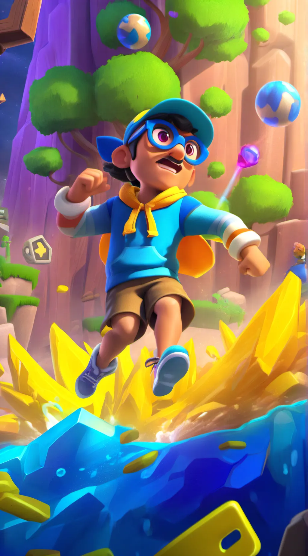 ai character: Nerd background
