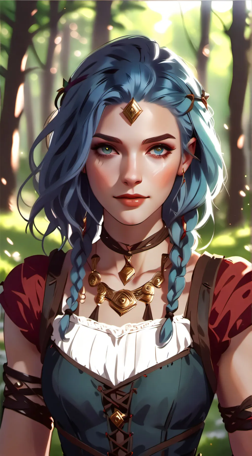 ai character: Merida Nix background