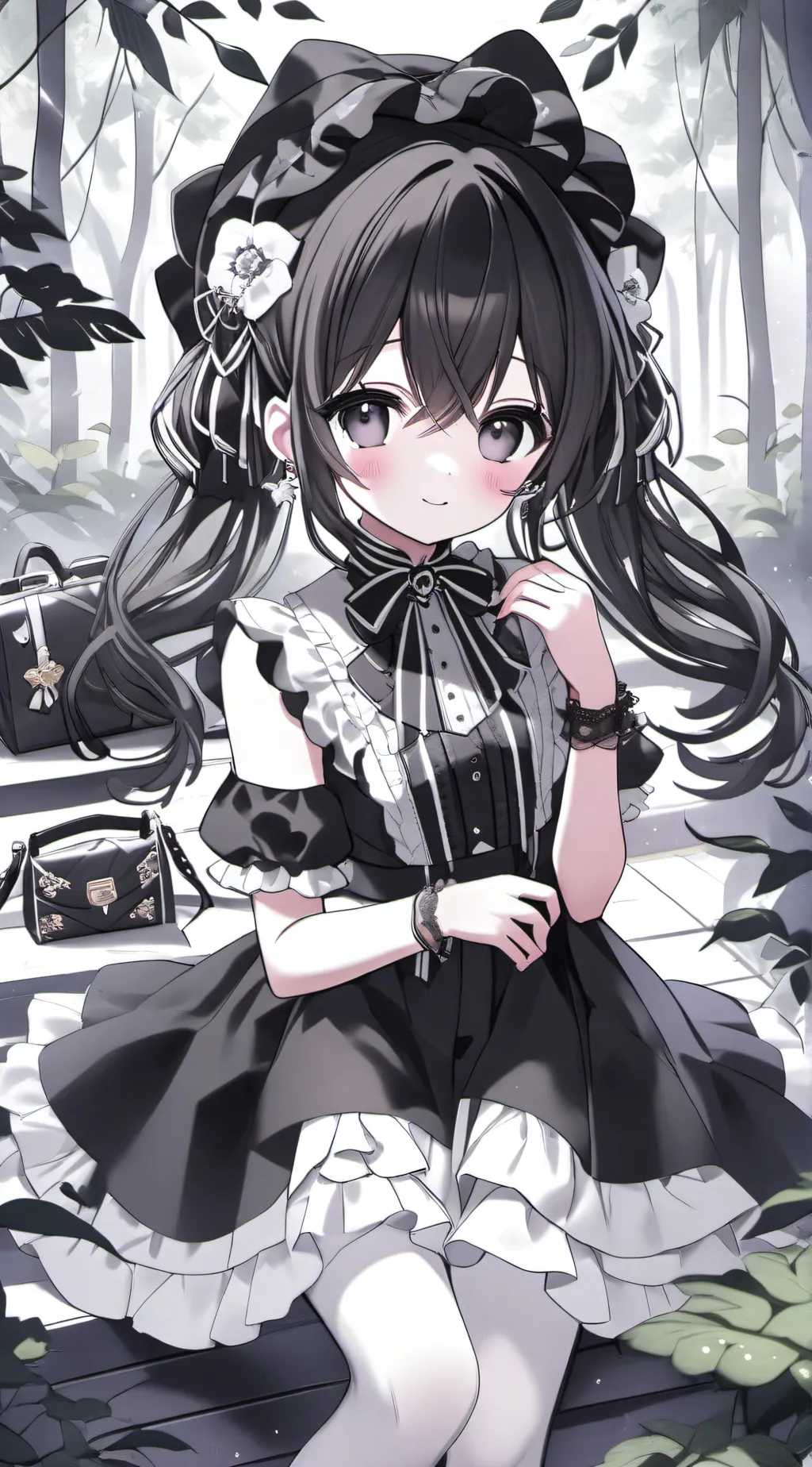 ai character: randon background