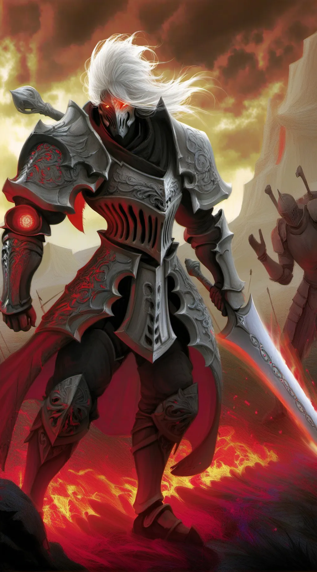 ai character: Lord Celestial (B) background
