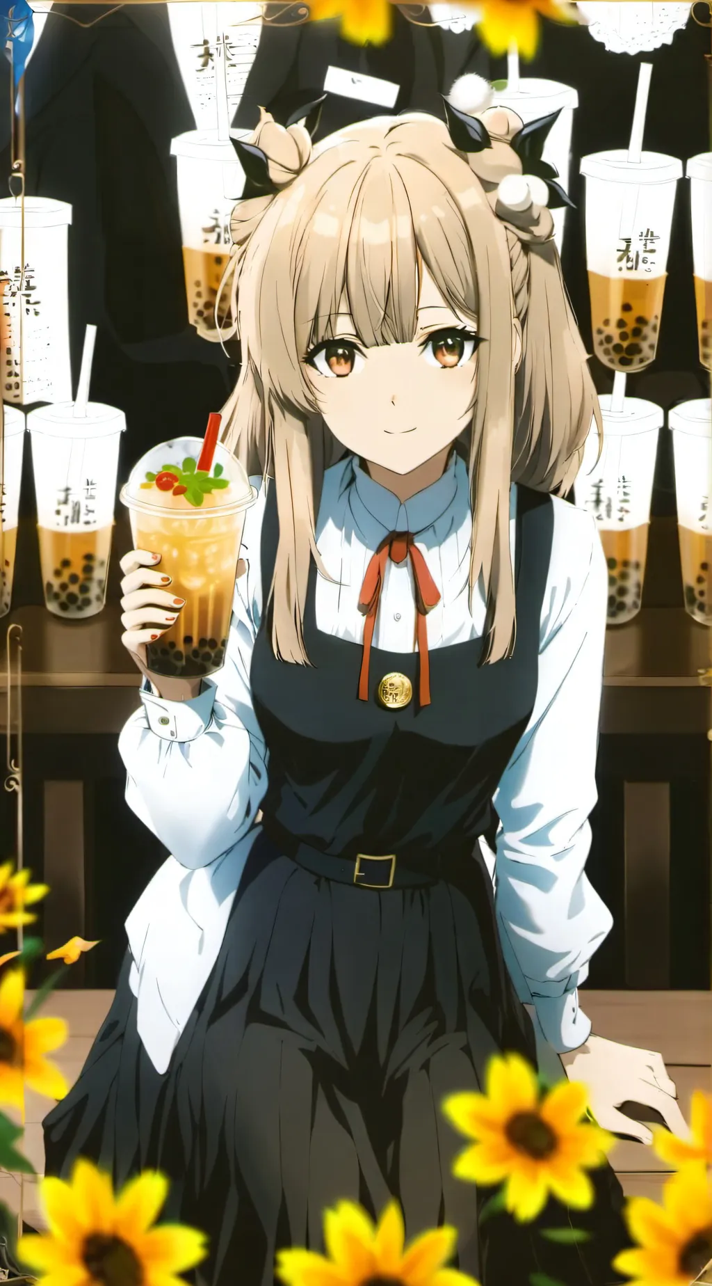 ai character: M̥ͦo̥ͦl̥ͦl̥ͦy̥ͦ. background