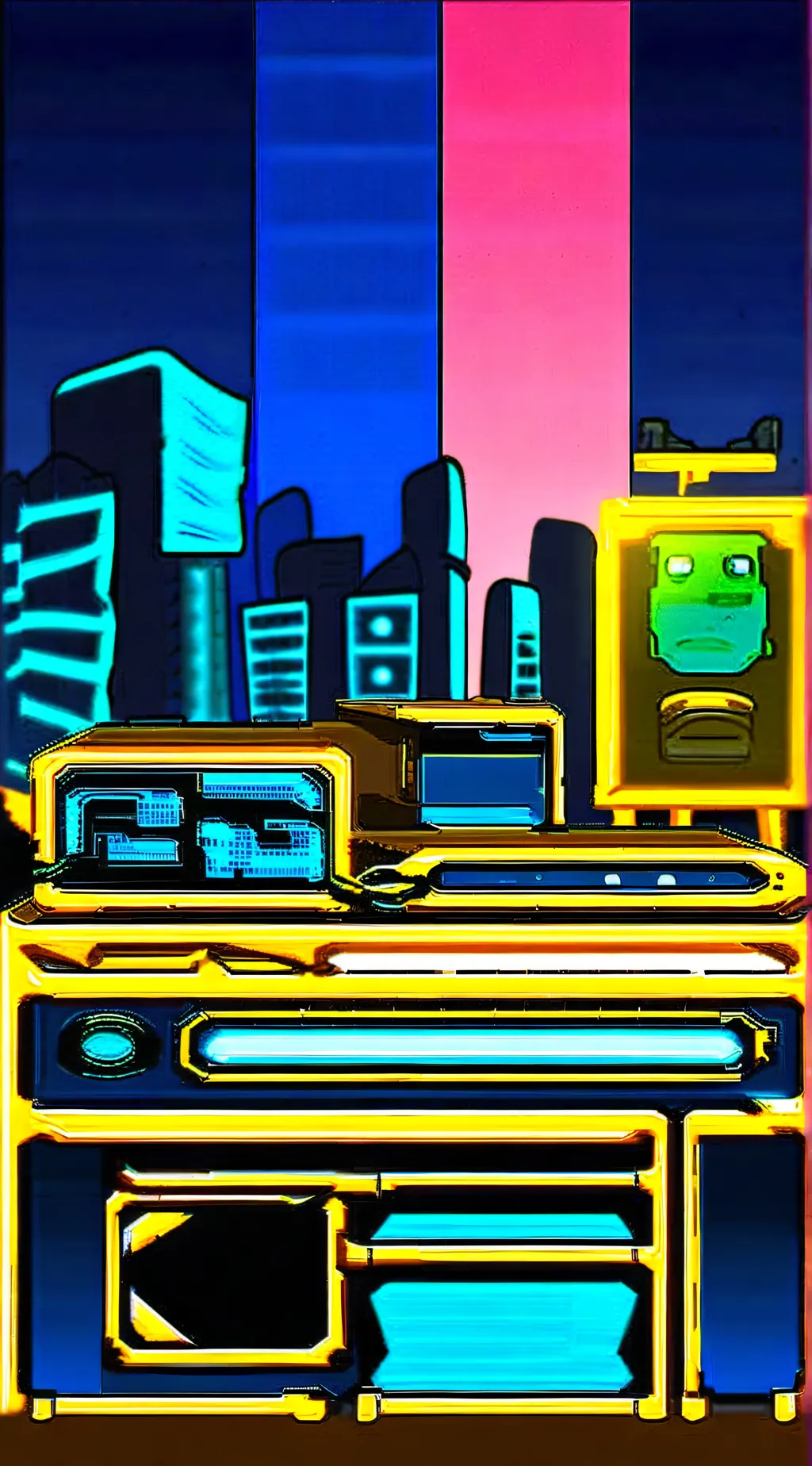 ai character: Squid game background