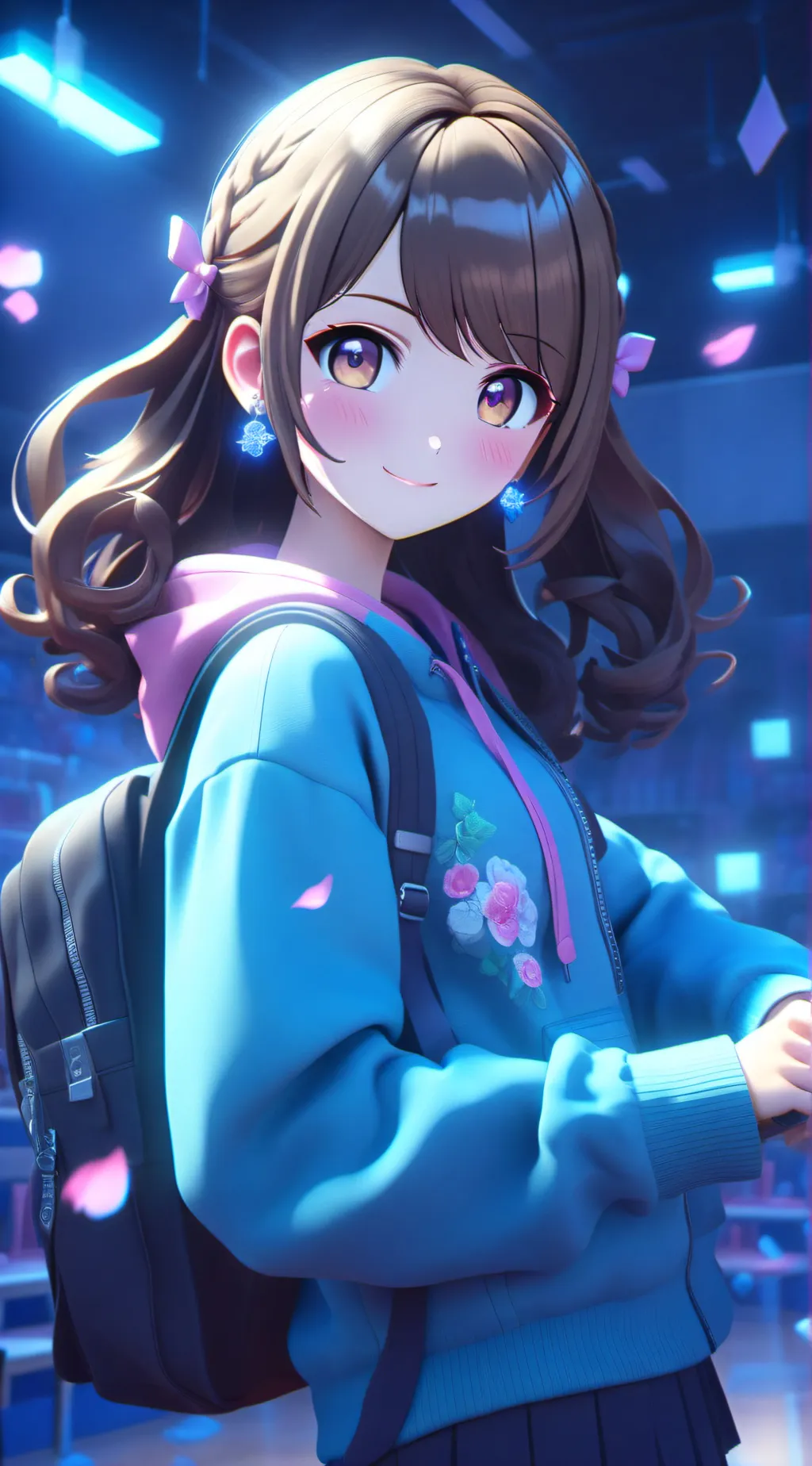 ai character: genoko yuni background