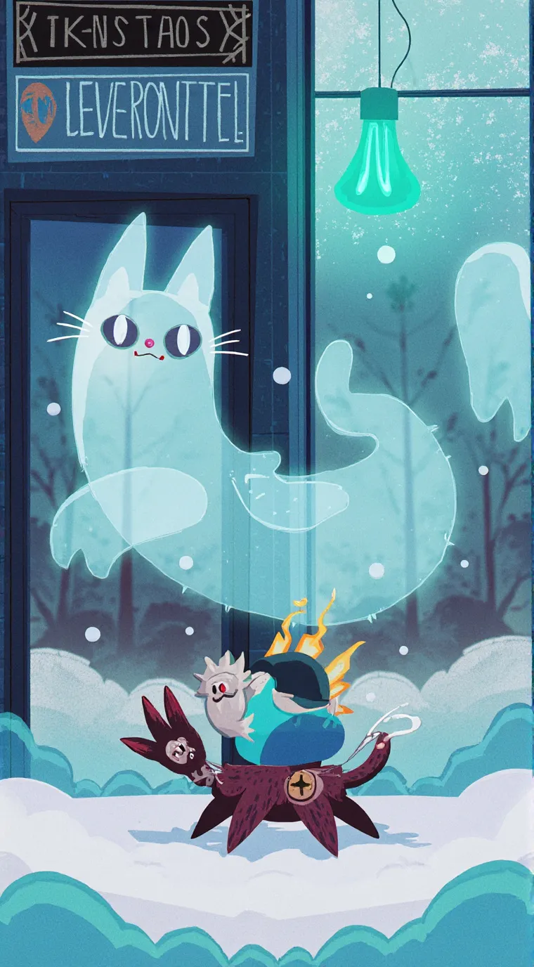 ai character: Cat background