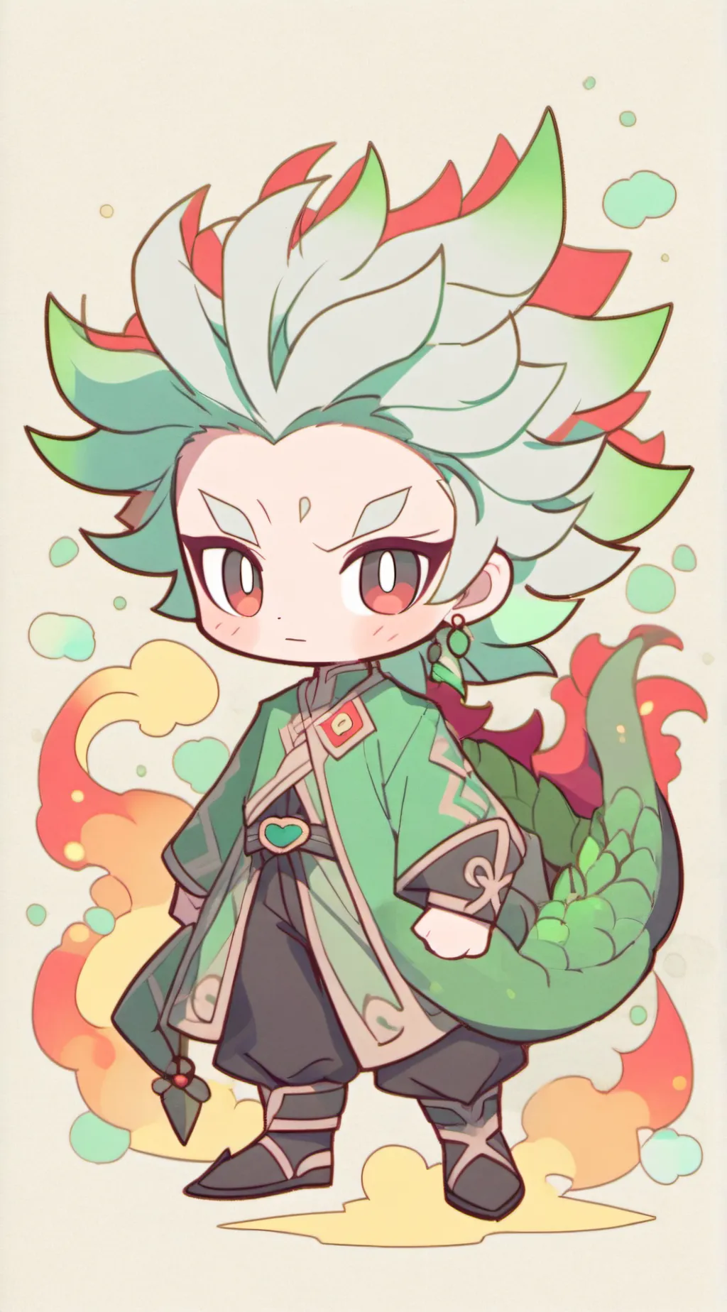 ai character: ~^°{Leo}°^~ background