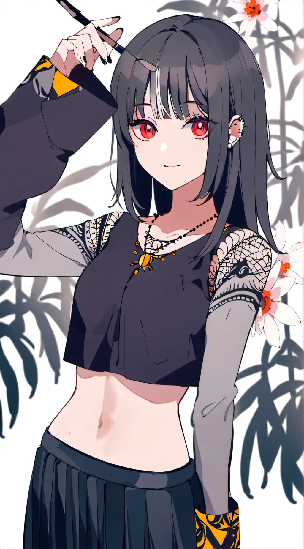 ai character: garota popular  background
