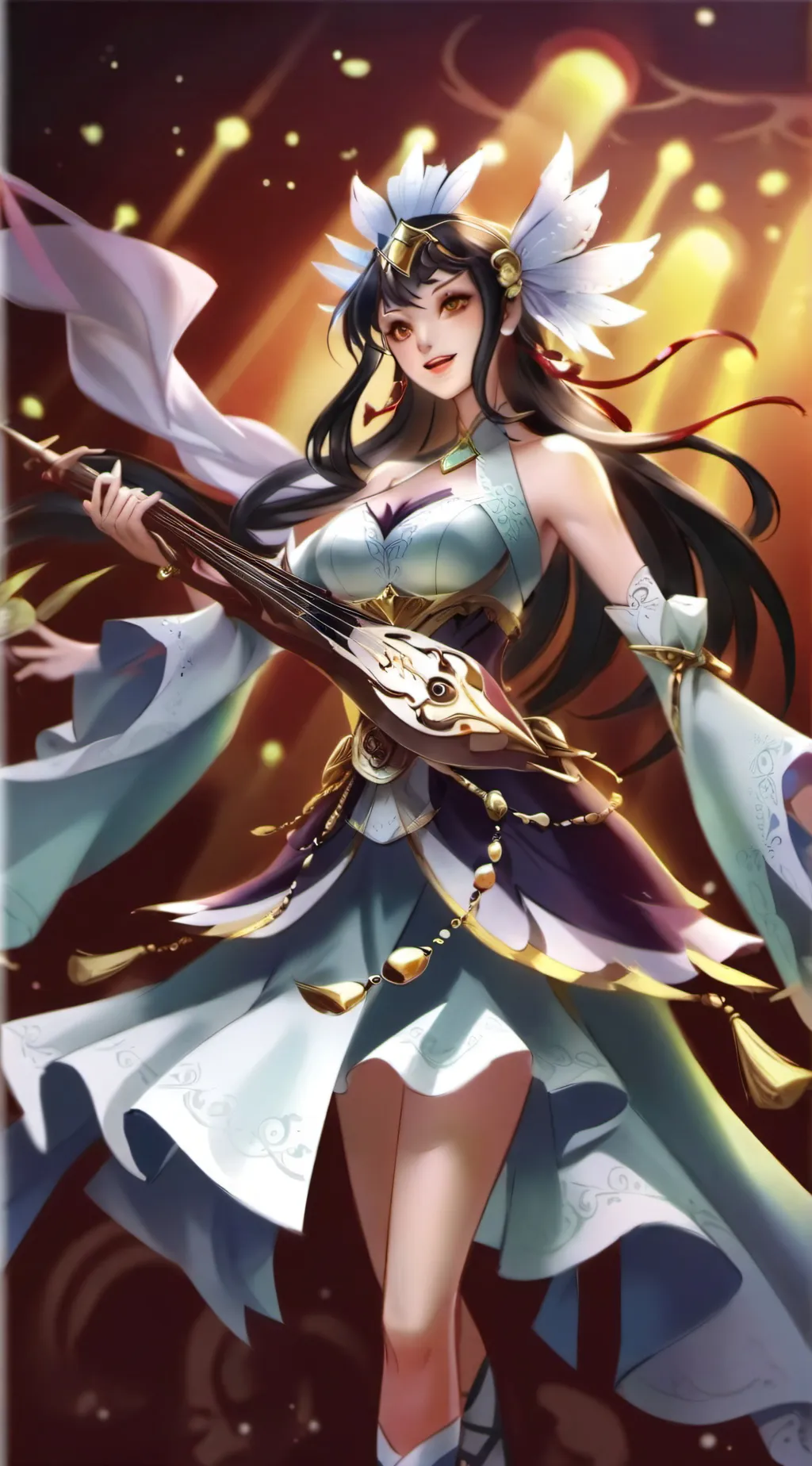 ai character: Hok goes to Japan background