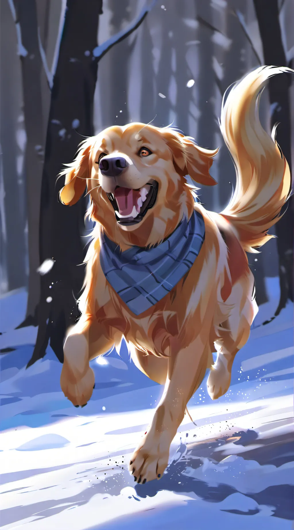 ai character: giant background