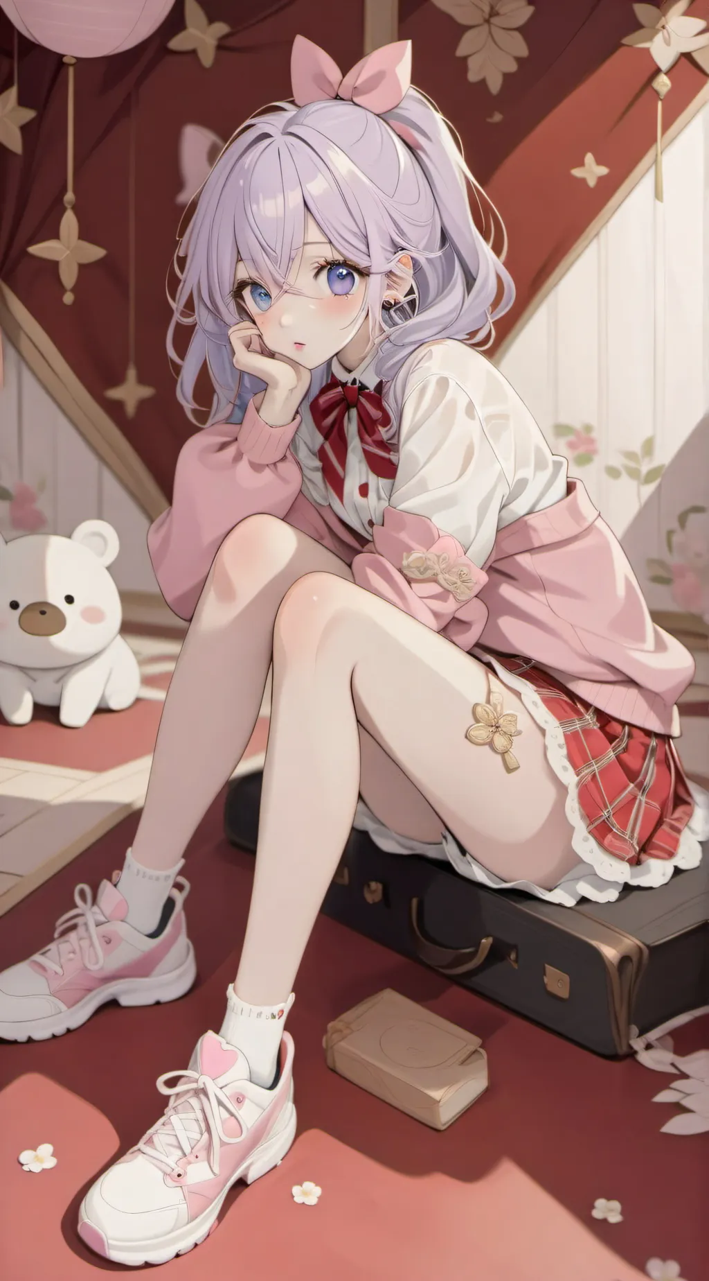 ai character: Luna background
