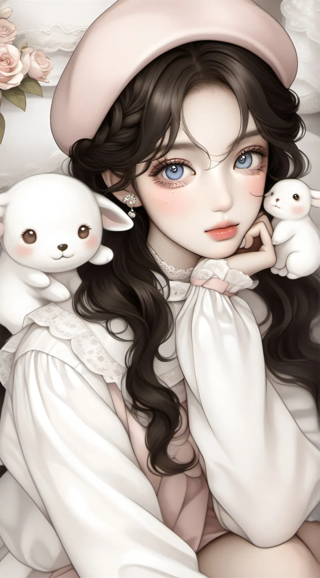 ai character: queencard  background