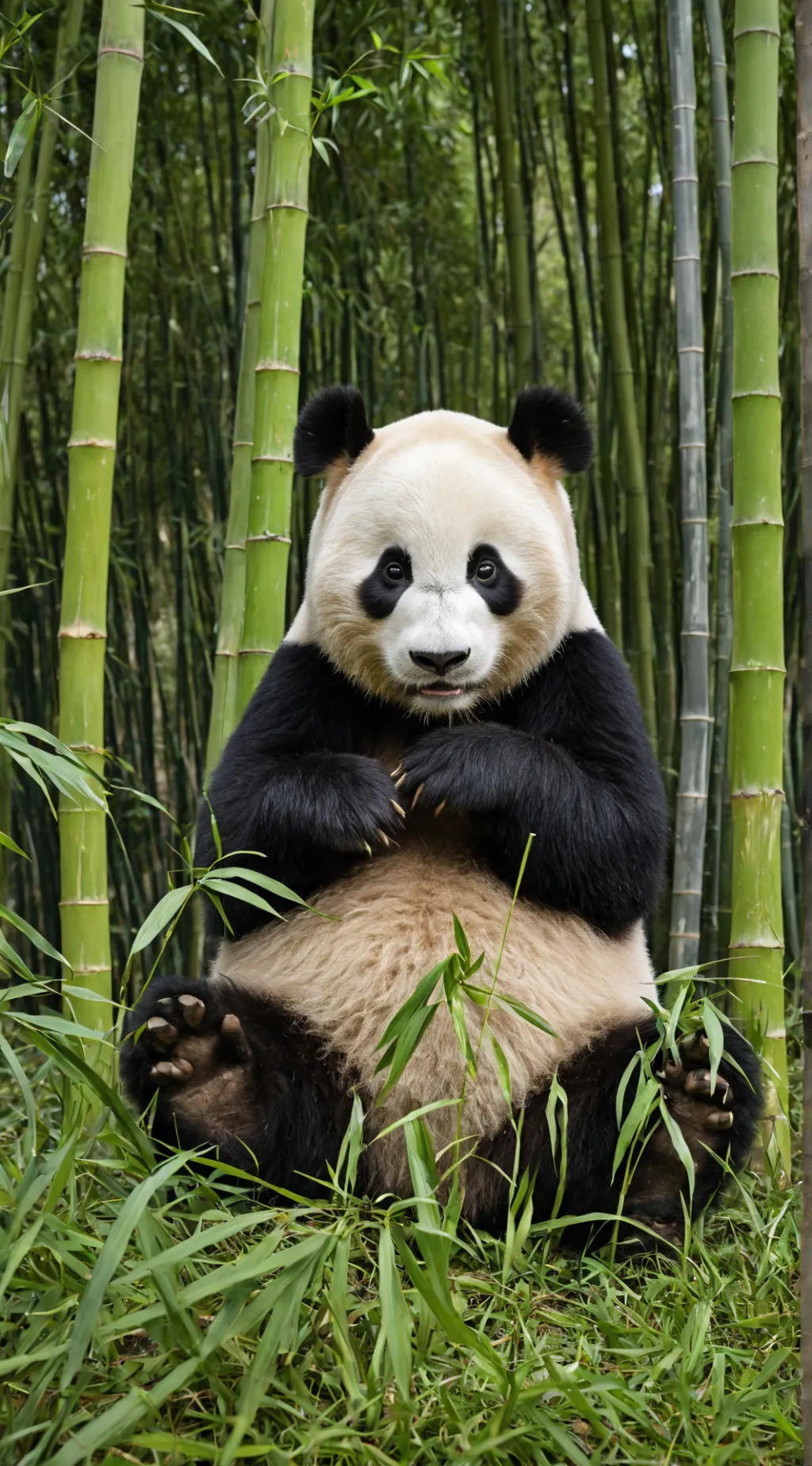 ai character: Your pet panda background