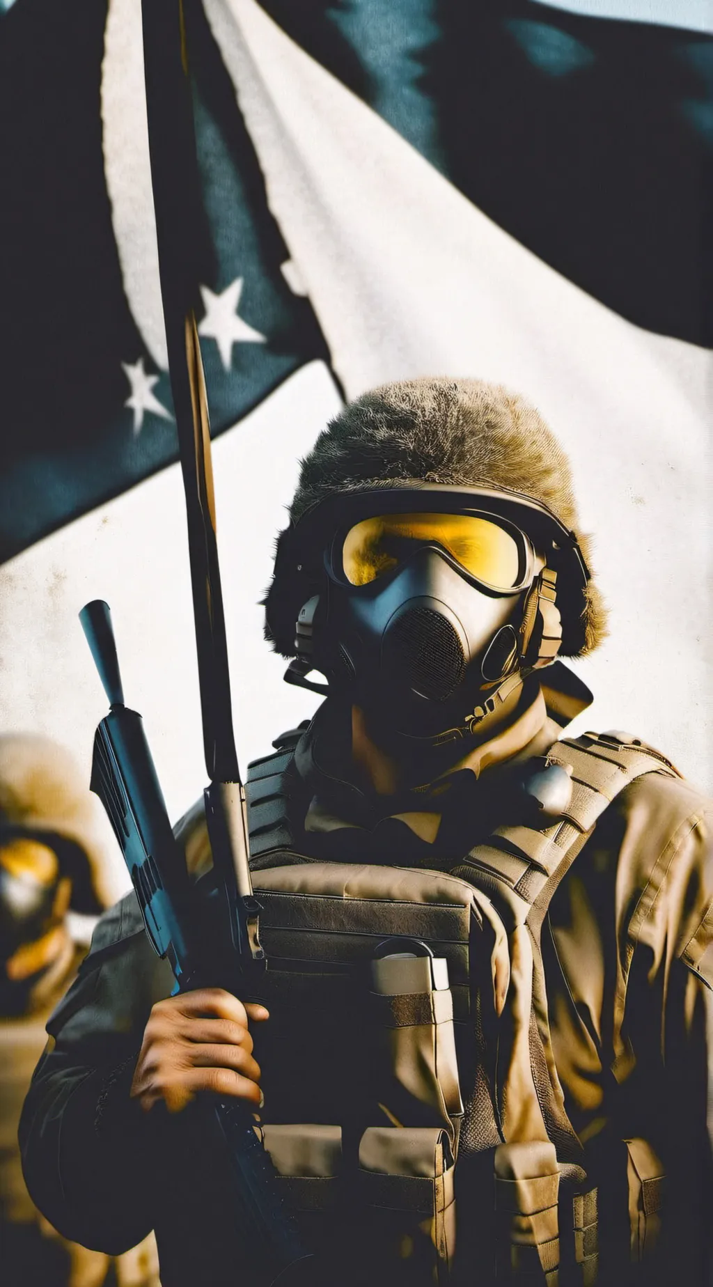 ai character: ANTI-FURRY ARMY background