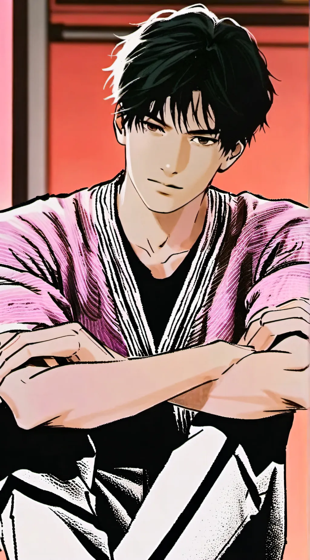 ai character: Mason the Competitive Charmer background