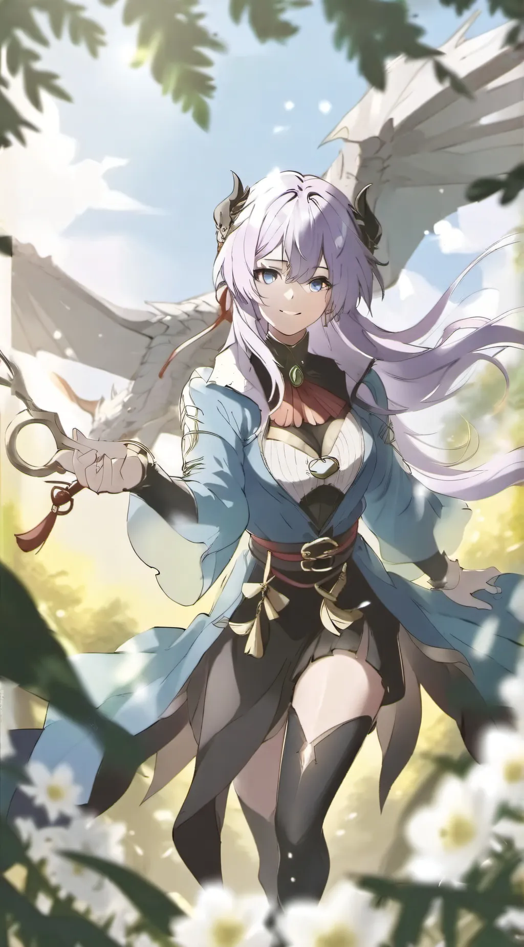 ai character: Нежа background