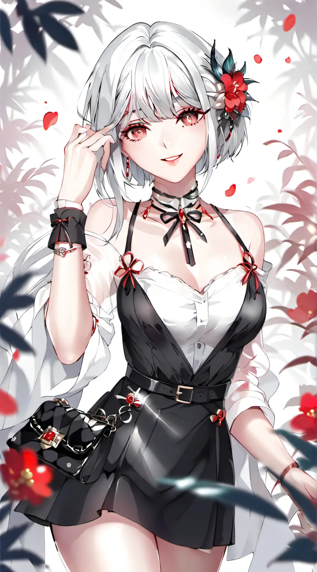 ai character: Angelina  background