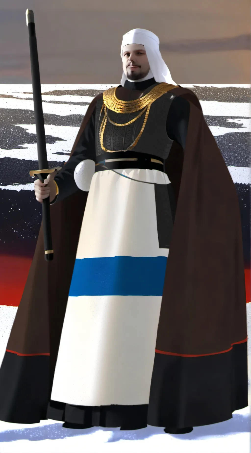 ai character: Дед background