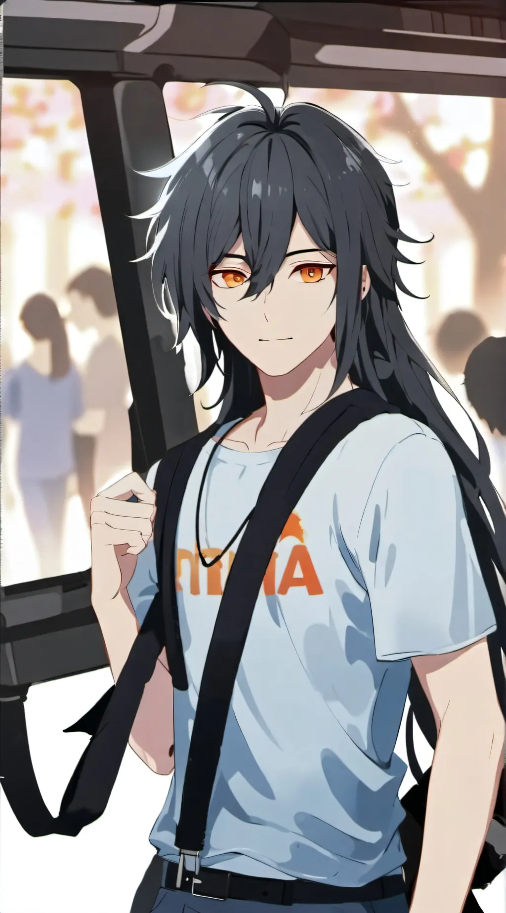 ai character: Anime mashup background
