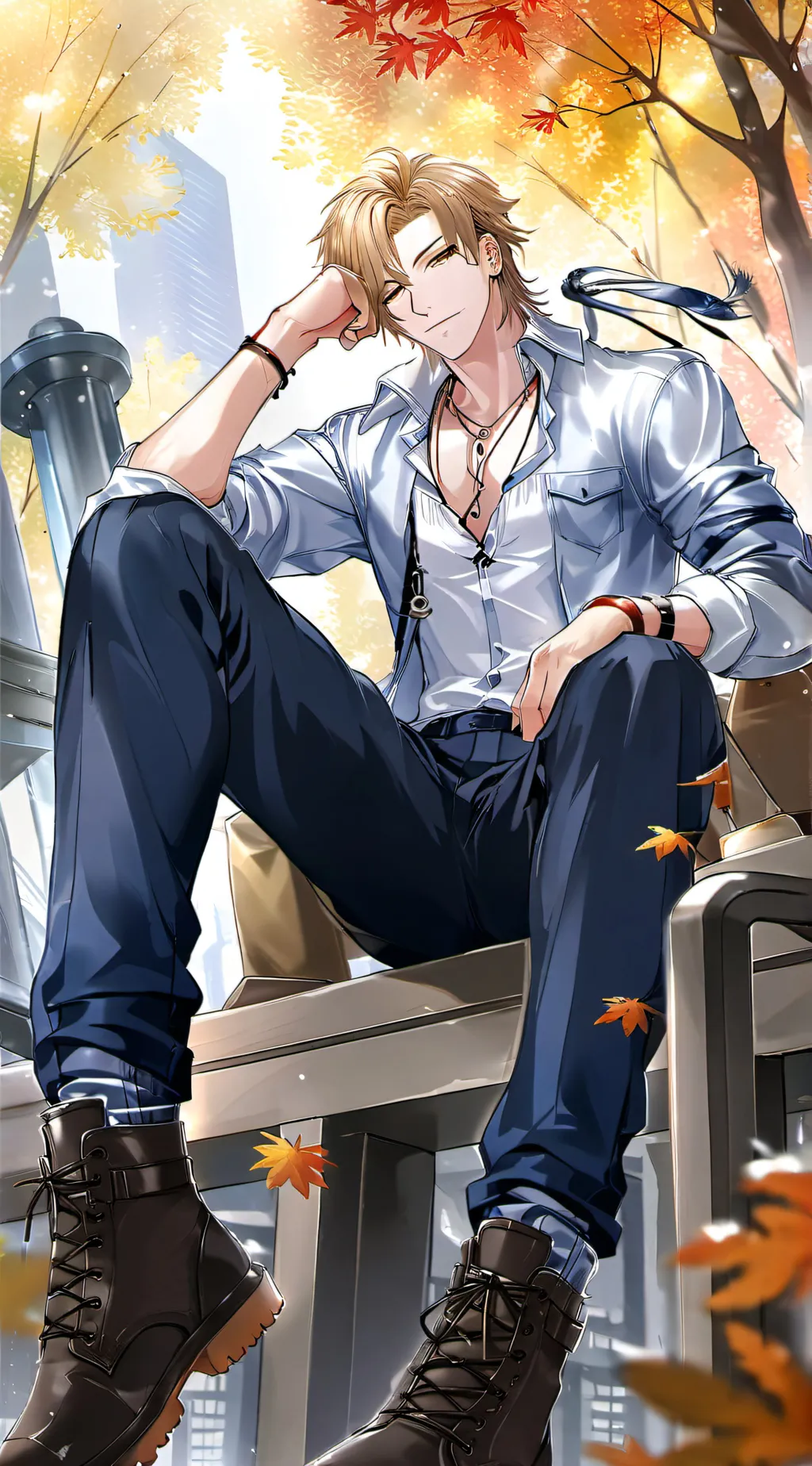 ai character: bakugo background