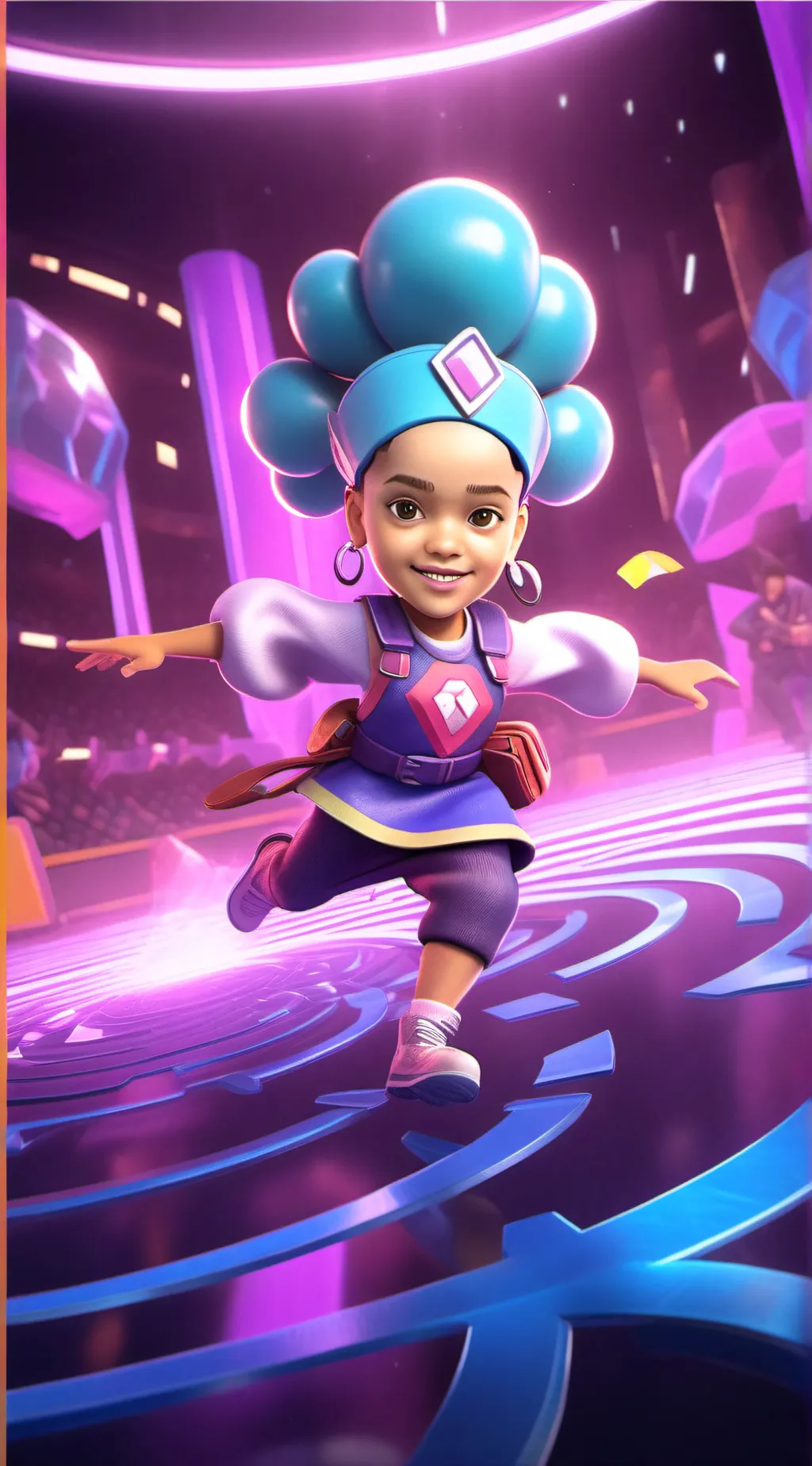ai character: Olivia Pierre ￼ background