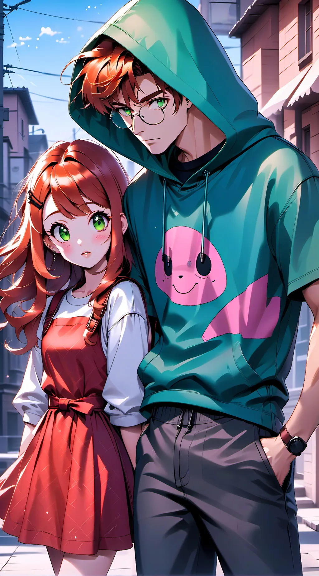 ai character: Fnf corrupted  background