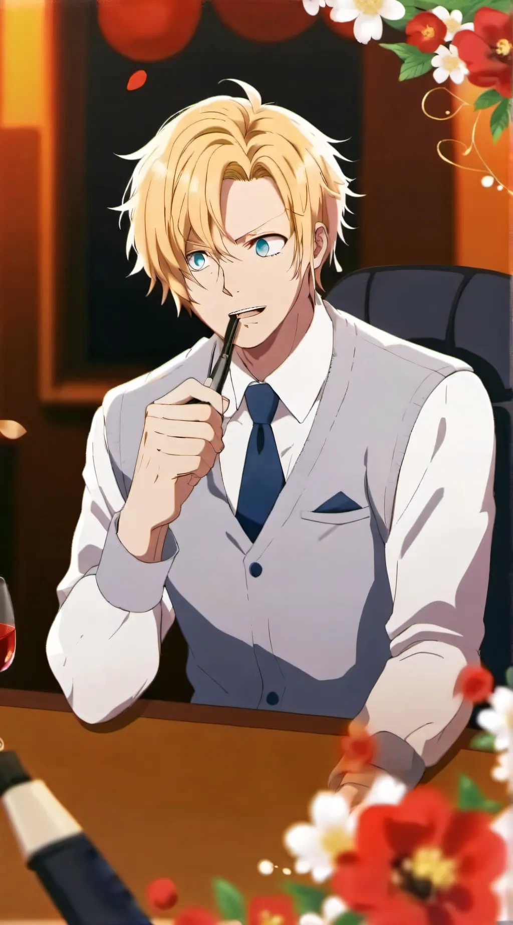 ai character: Sanji background