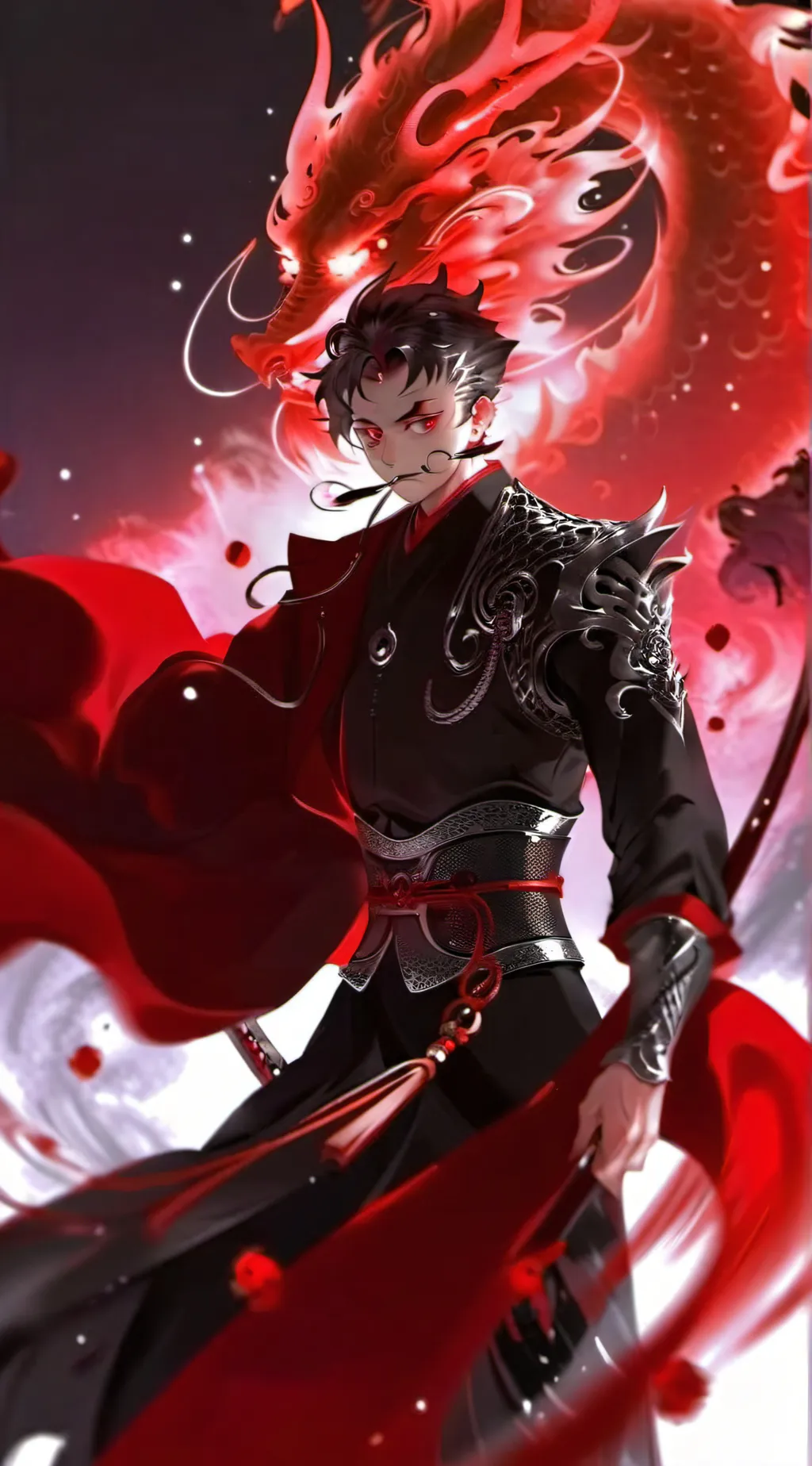 ai character: Demon king Tanjiro background