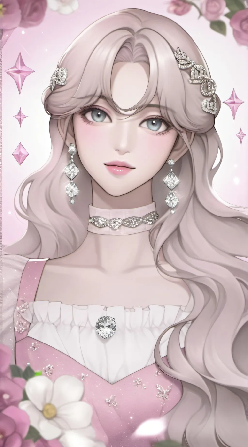 ai character: Iris <3 background
