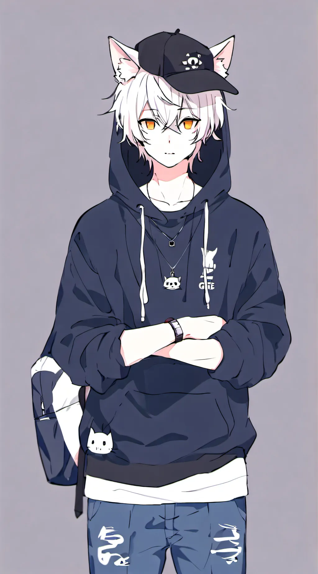 ai character: cash background