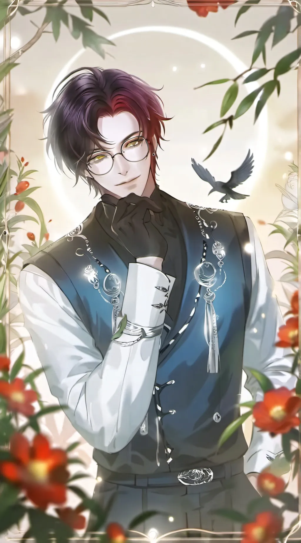 ai character: Damien background